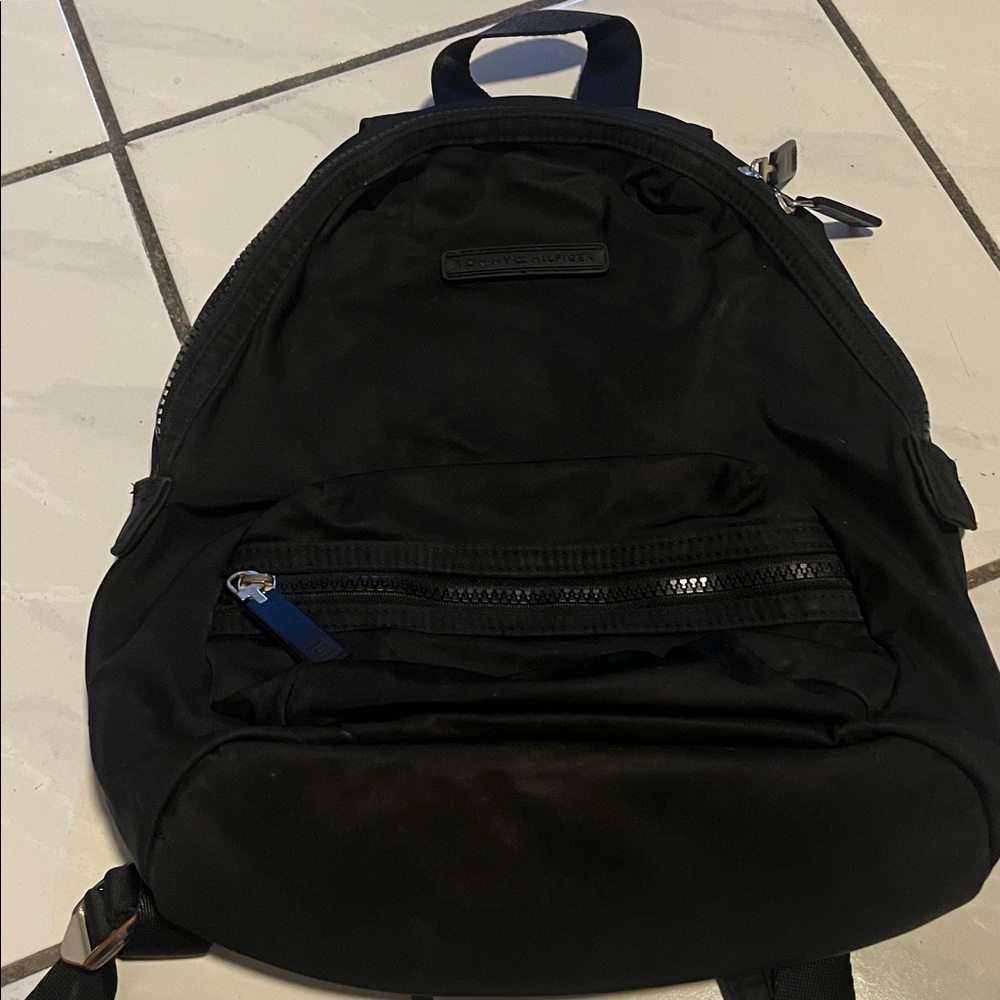 Tommy Hilfiger Black Backpack Interior Organizer